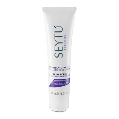Exfoliante facial con extracto de ginseng